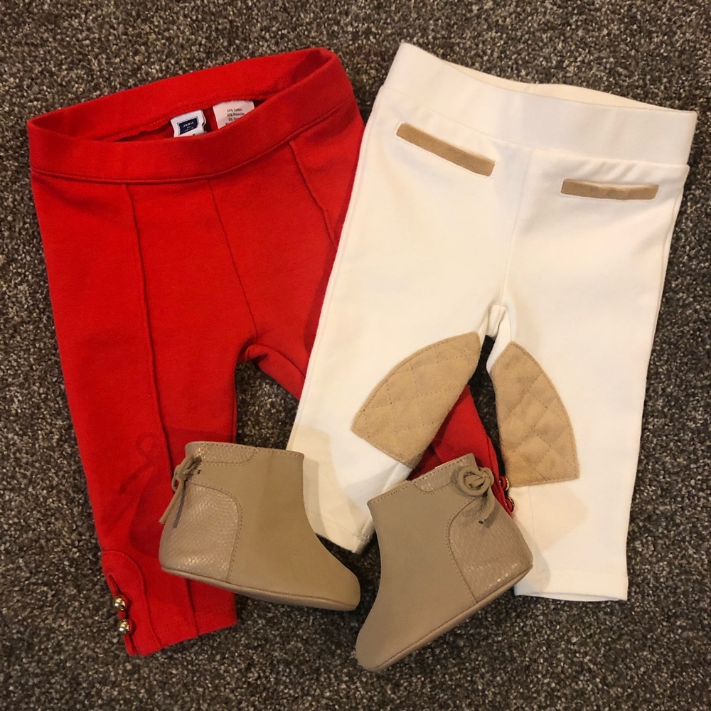 Like New Janie and Jack Shoes and Pants